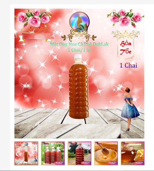 Sỉ 10 lít mật ong không pha tạp chất, , chữ tín làm đầu Mật ong hoa cà phê Bá Lộc nguyên chất - Mật ong thiên nhiên từ rừng cà phê tây nguyên