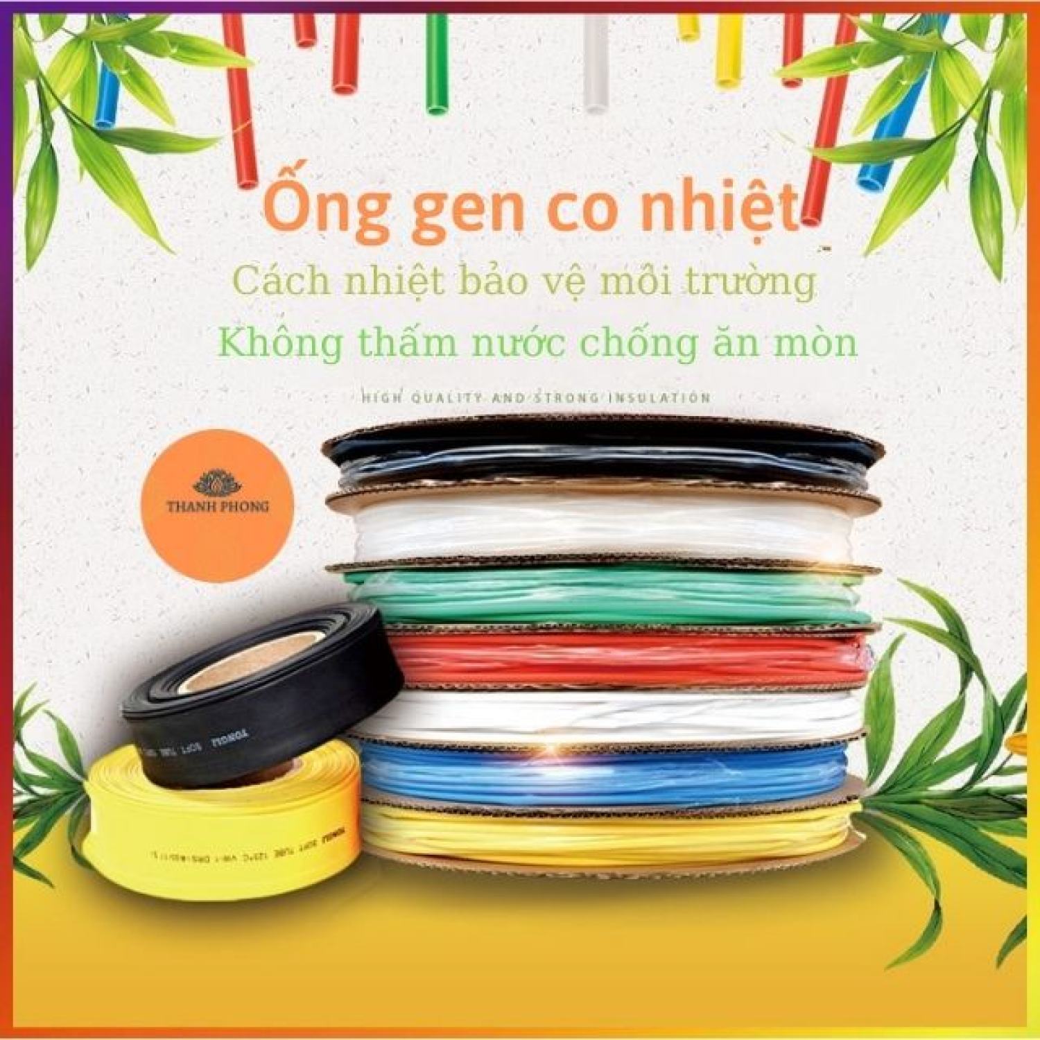 Ống gen co nhiệt phi 1 đến phi 50 4 màu
