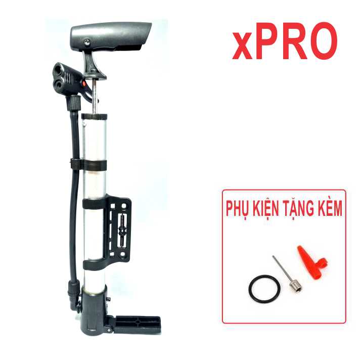 Bơm Xe Đạp và Xe Máy xPRO: Tiện Lợi và Dễ Dàng Mang Theo - Tặng Kèm Kim Bơm Banh, Đầu Bơm Bóng, Thú Nhúng
