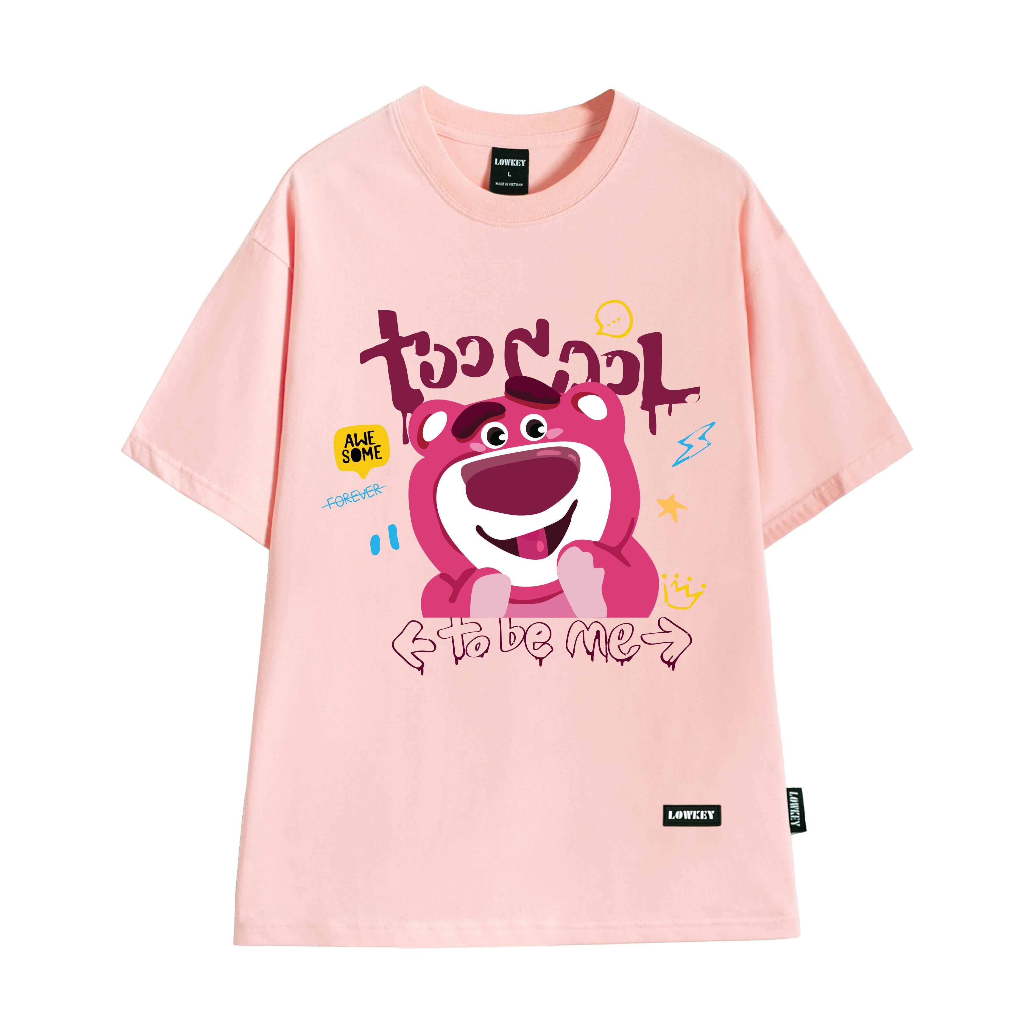 Áo tee unisex oversize nam nữ TooCool LOTSO LOWKEY đẹp K0071 - Form rộng cổ tròn vải cotton