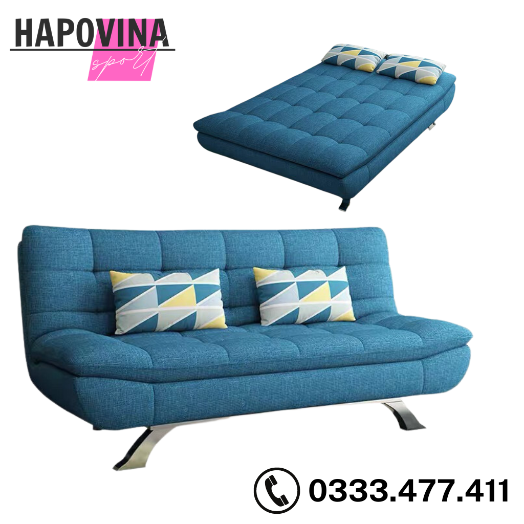 Sofa giường thông minh hp68, giường sofa đa năng gấp gọn, sofa bed tiện lợi giúp tiết kiệm không gian