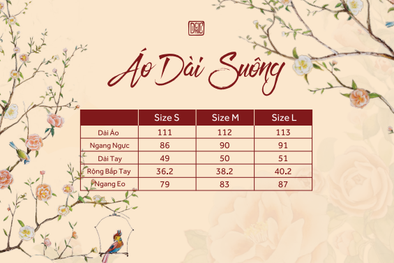 Set Áo dài Đào Chi hồng D.CHIC MS: 1831854