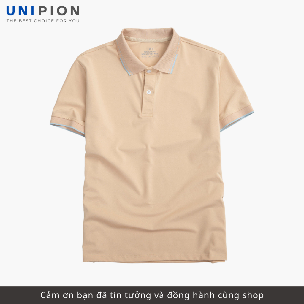 High-Quality Men's Plain Short-Sleeved Polo Shirt with Simple, Striking Edges, Stretchy, Breathable Fabric At151 - 6