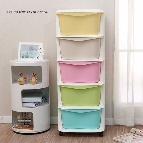 Tủ Nhựa 5 Ngăn Đa Sắc Màu Việt Nhật - Tủ Nhựa 5 Ngăn Đa Sắc Màu Việt Nhật
