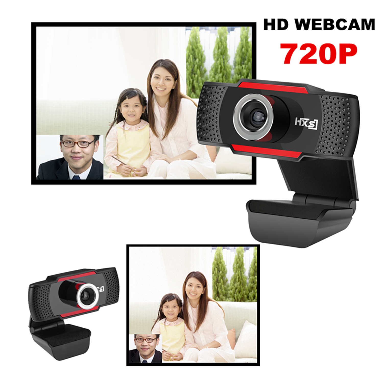 A870 USB Webcam,Web Camera,Web cam Desktop camera With Built-in MIC for Video Calling and Recording 6
