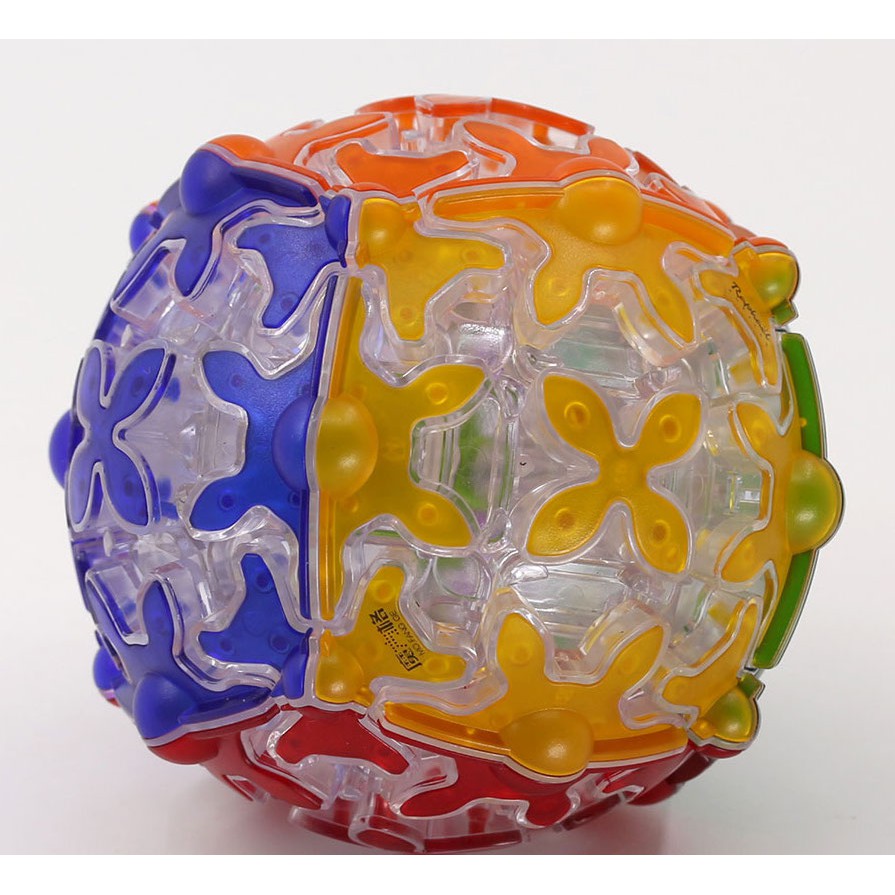 QiYi Gear Trong Suốt Pyraminx Cylinder Sphere 3x3 Cube Transparent Rubik Biến Thể Bánh Răng