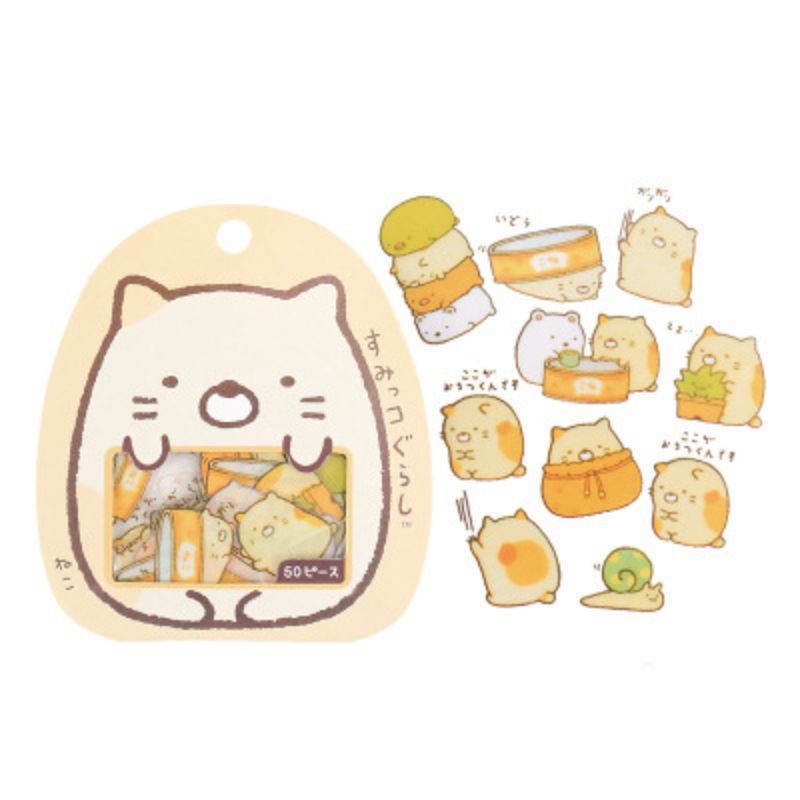 Set 5 miếng sticker molang đáng yêu cute dành riêng cho bé 2