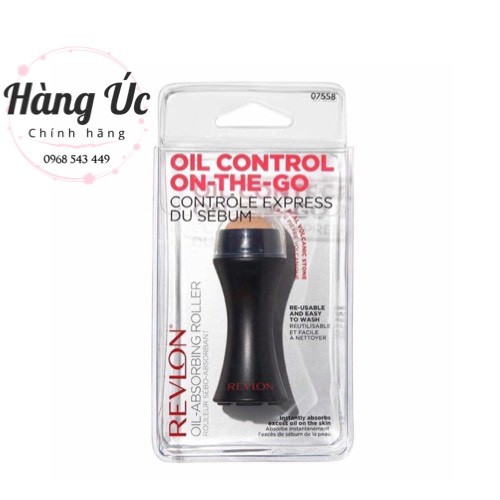 Cây Lăn Hút Dầu Revlon Oil-Absorbing Volcanic Roller đá núi lửa