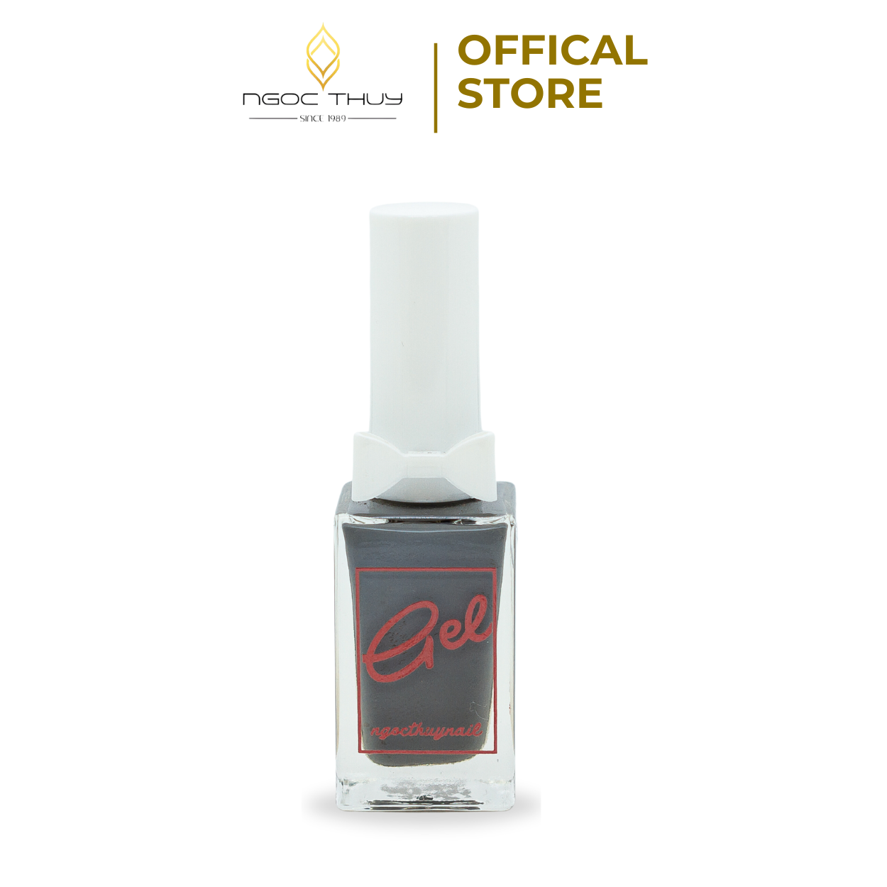 Sơn móng tay gel lạnh không hơ đèn ngọc thủy nail concept xám mã nt15 | 86-90