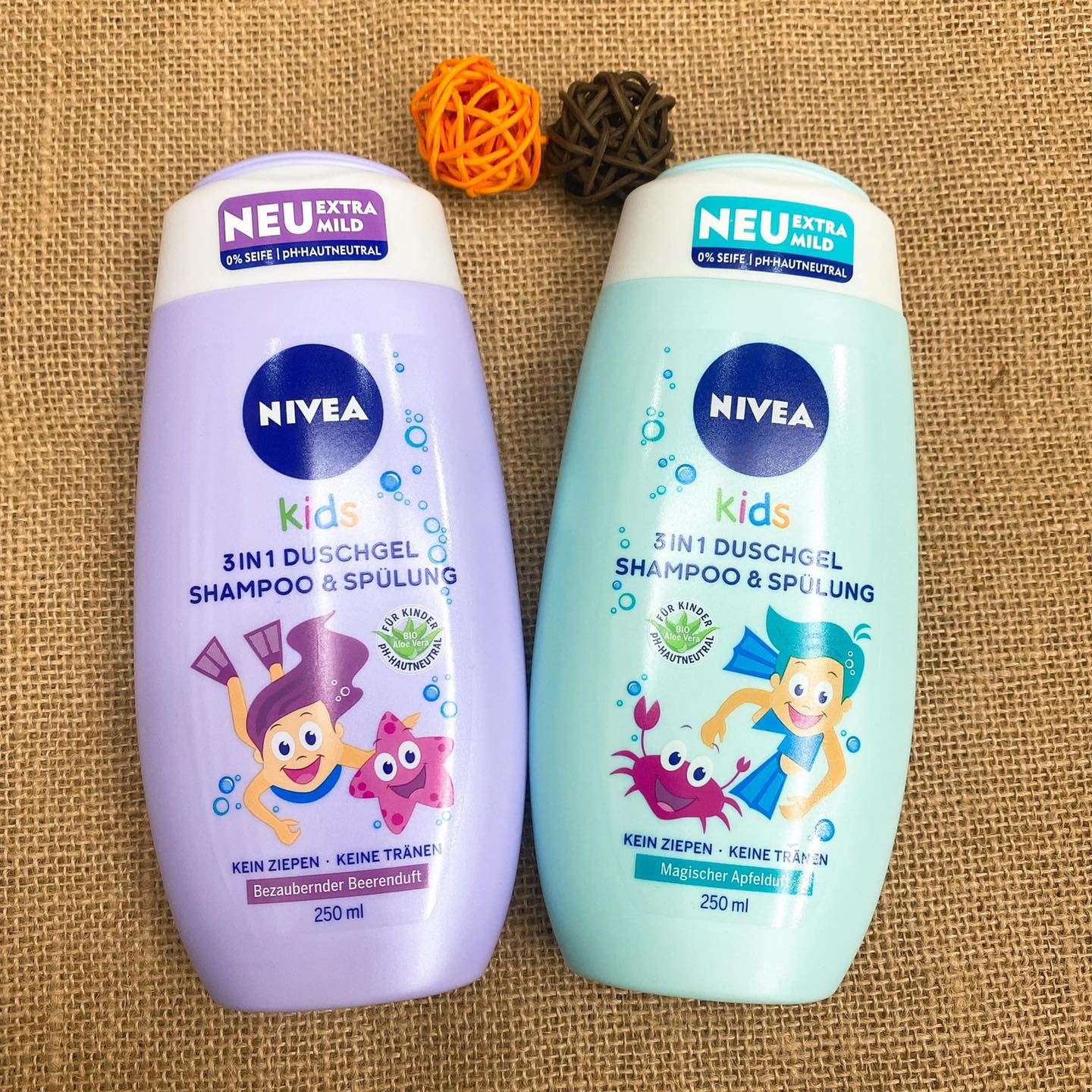 Sữa tắm gội nivea kids 3in 1 cho bé yêu
