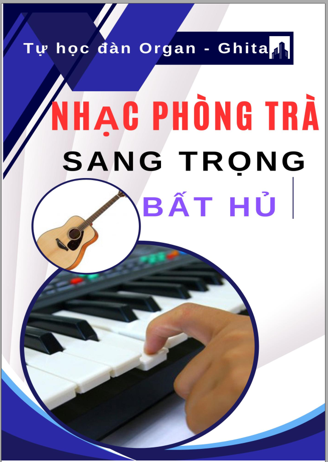 Tài liệu TỰ HỌC đàn Organ - Ghita: Dòng nhạc Tình Ca - Phòng Trà Giá 164,000 Đồng*Miễn phí vận chuyển