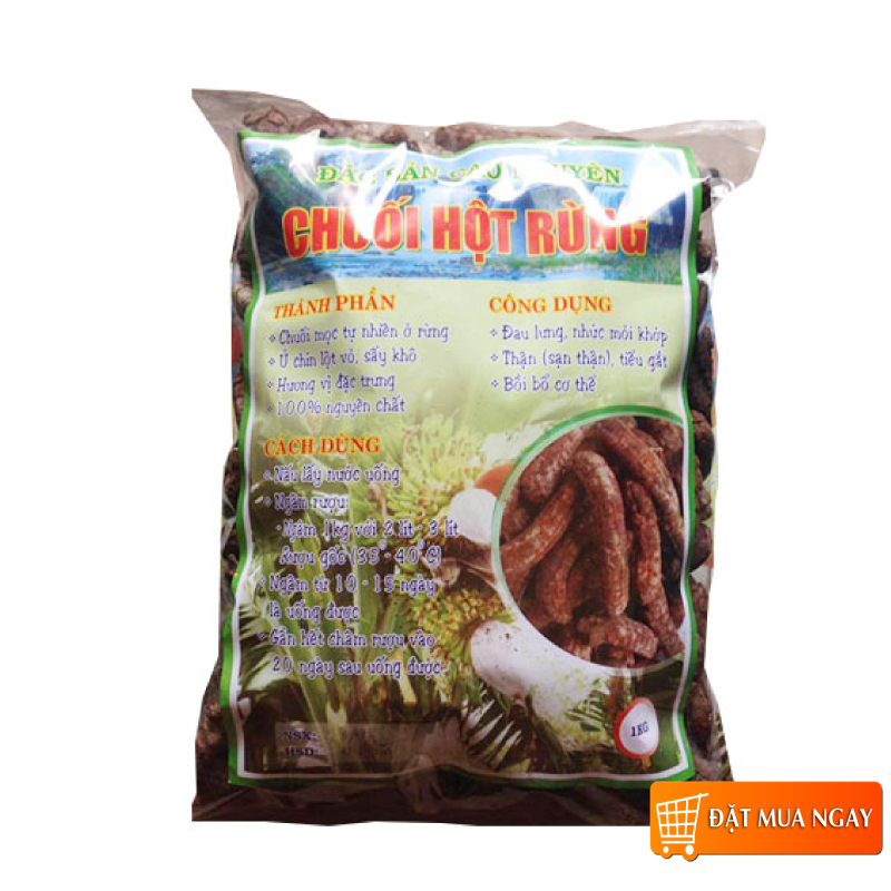[HCM] Chuối hột rừng ngâm rượu 1kg - Bổ thận tráng dương, trị sỏi thận, hỗ trợ chữa dạ dày, ngừa táo bón, 100% tự nhiên