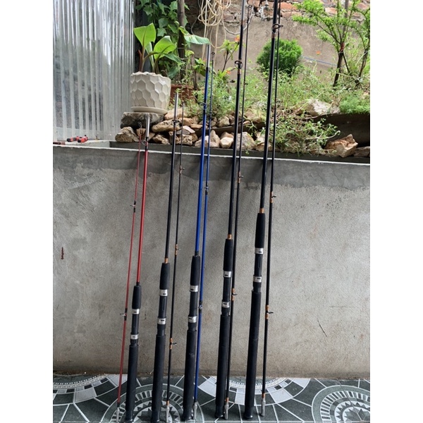 Cần câu tay 2 khúc đặc cao cấp - cần câu cá siêu dẻo - cần nhập