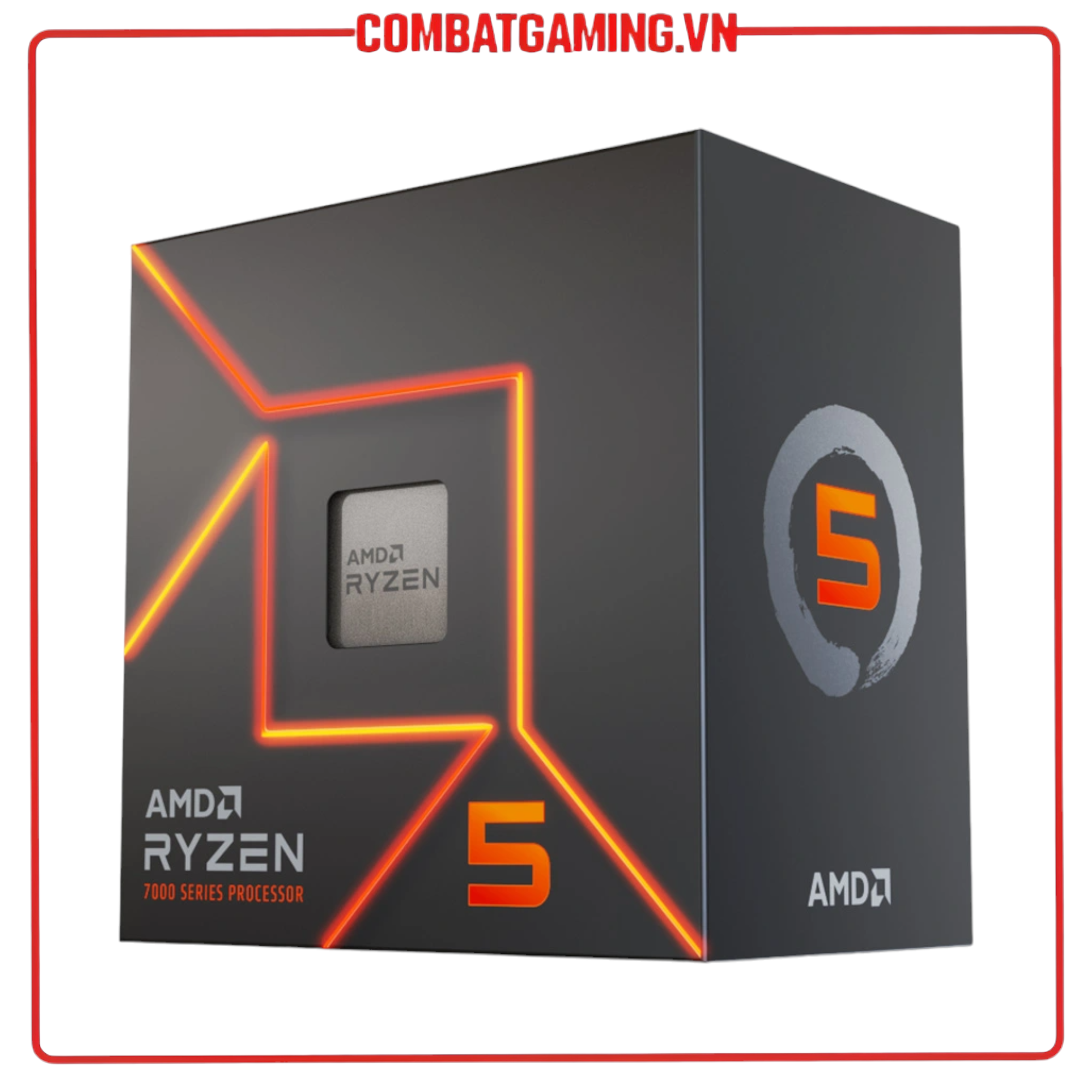 Bộ vi xử lý AMD Ryzen 5 7600 3.8GHz Boost 5.1GHz 6 nhân 12 luồng 38MB AM5