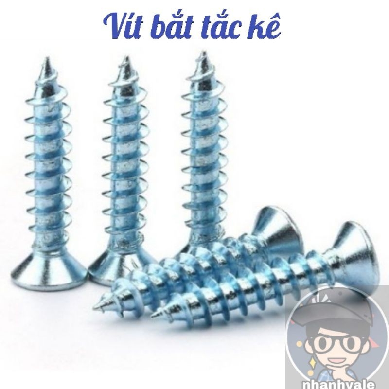 100g vít bắt tắc kê nhựa 2f 3f 4f 5f 6f 7f