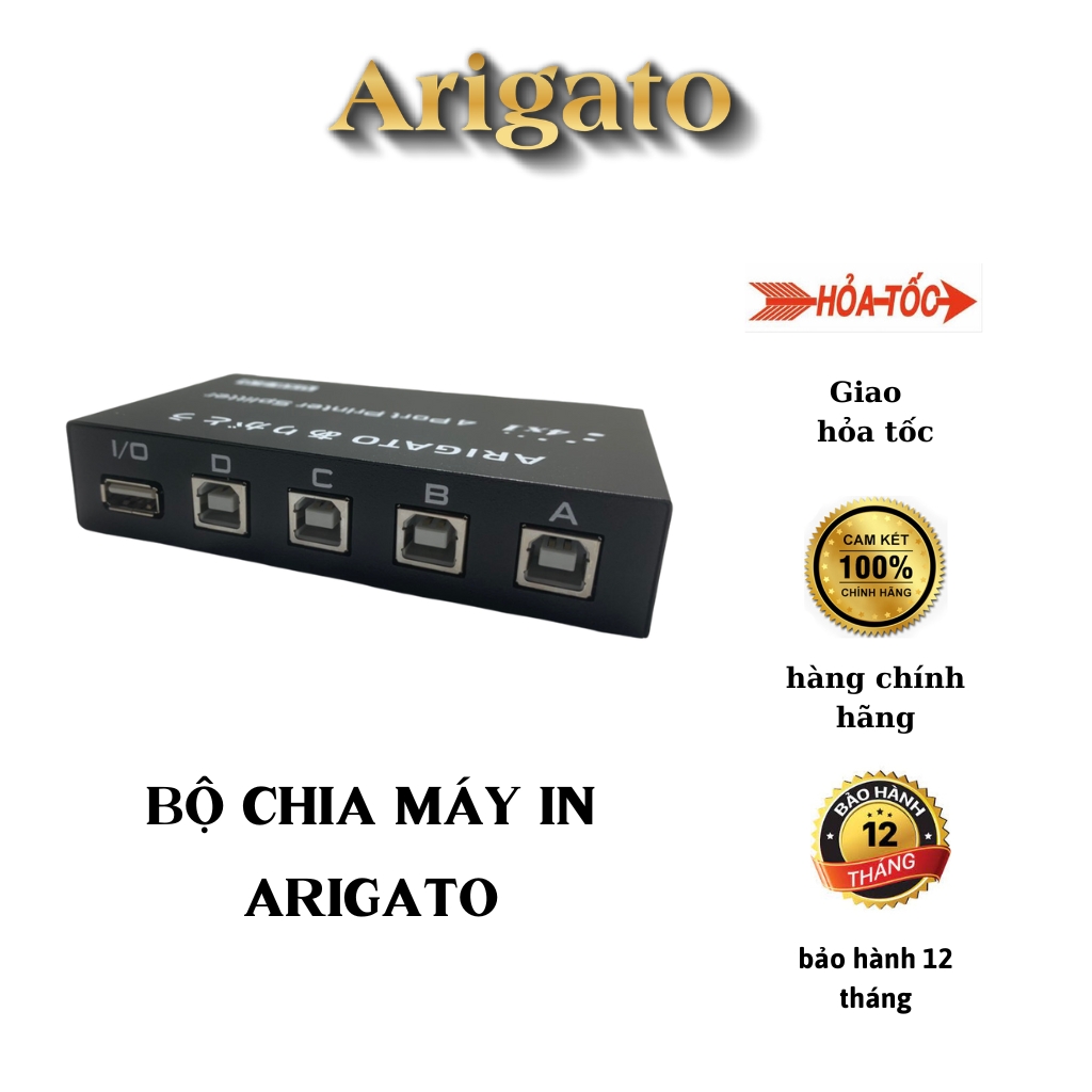 Hup chia máy in,bộ chia máy in ra 2 cổng, 4 cổng, bộ chia máy in 1 ra 2, 1 ra 4