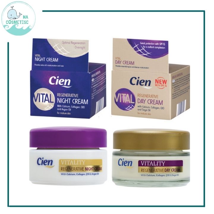 [Nội Địa Đức] Kem Dưỡng Da Cien Vital Ngày, Đêm Chống Lão Hóa 50ml