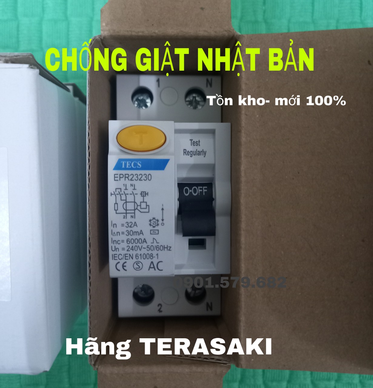 Cb chống giật nhật bản tồn kho mới 100% 32a 40a 63a xịn