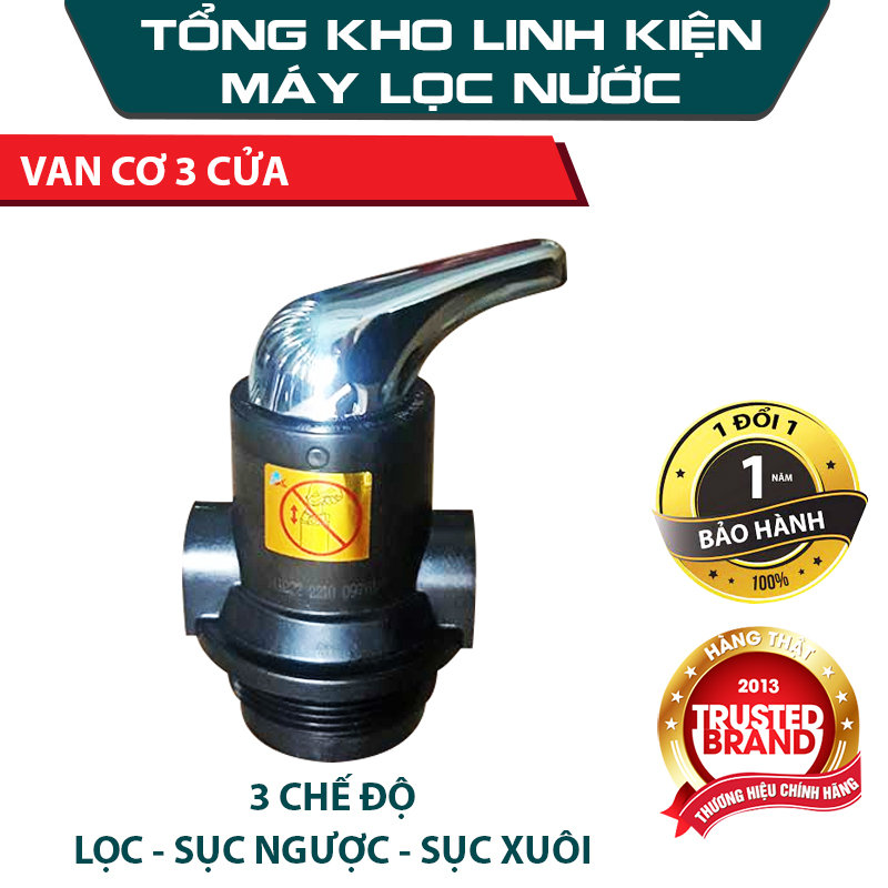 Van 3 ngả lọc nước phi 27 , van 3 cửa lọc nước , van cơ 3 cửa