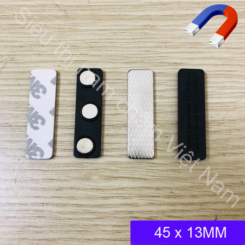 Nam châm thẻ tên, nam châm cài aó 3m