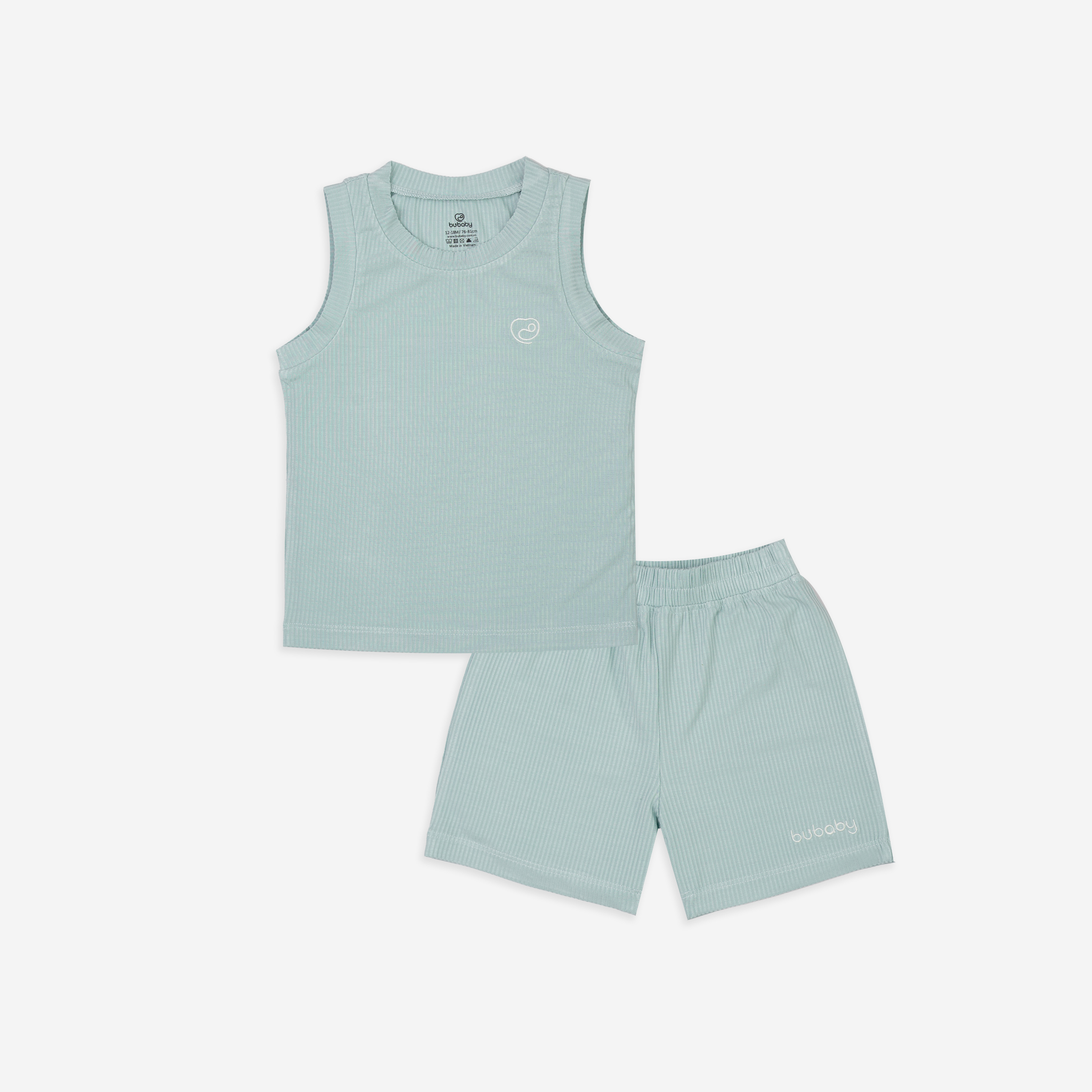 Bộ sát nách cổ tròn - Molist BU Baby