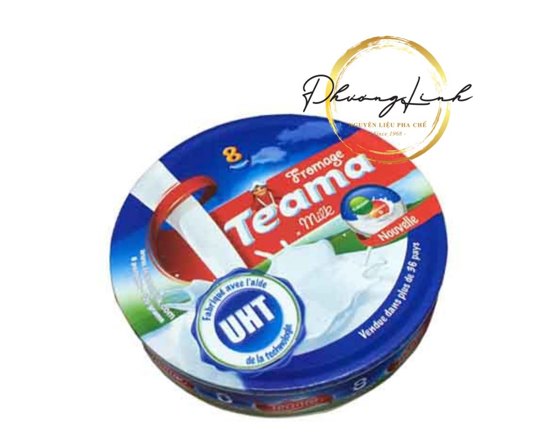 Phô Mai  Hiệu Teama Hộp 8 Miếng Trọng Lượng 120g Sản Phẩm Như Mô Tả 100%