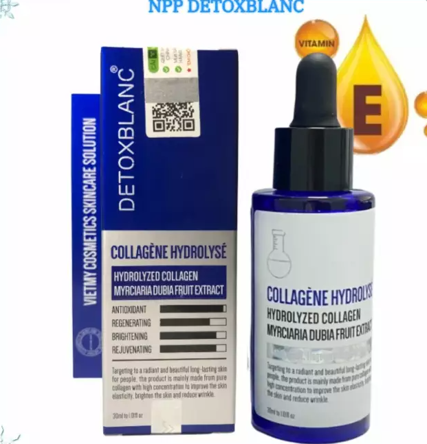 Serum collagen dưỡng trắng da Detox Blanc