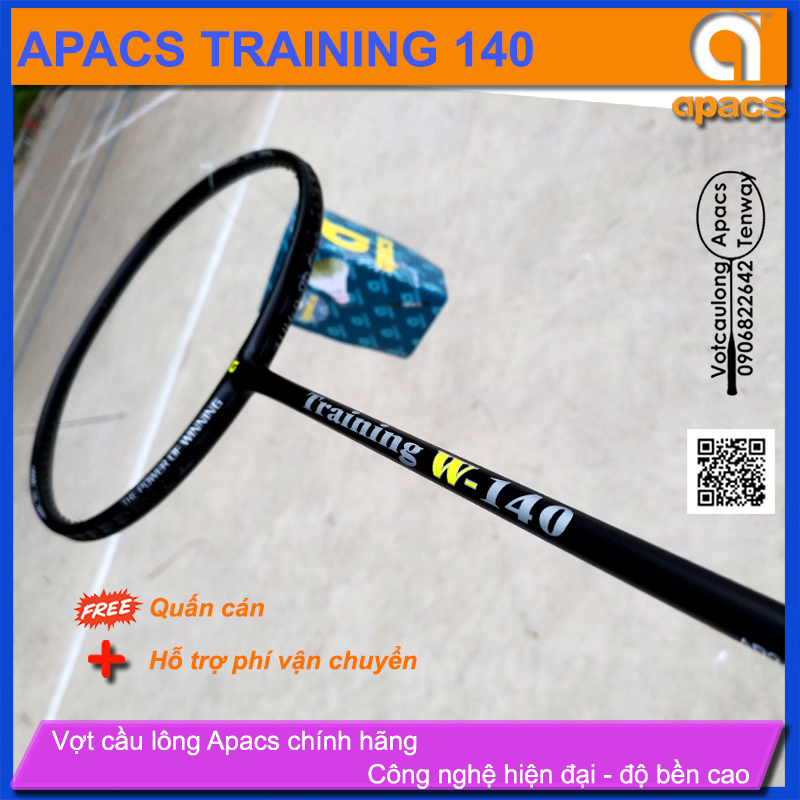 Vợt tập cầu lông Apacs Training w-140 Cải thiện khả năng điều vợt