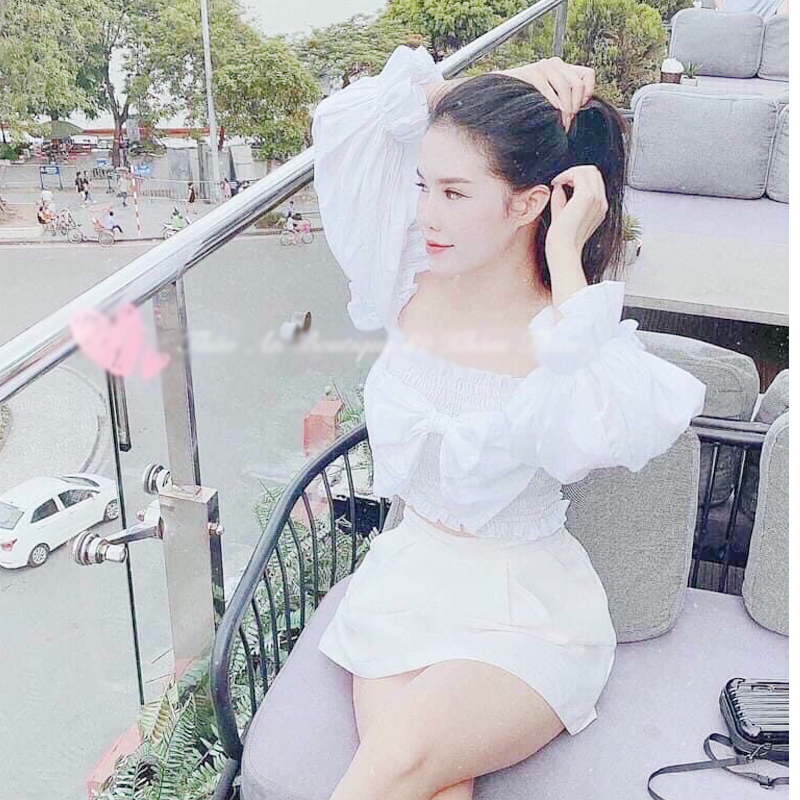 Áo Kiểu Nữ Thắt Nơ Ngực  Thời Trang  Sgr 123