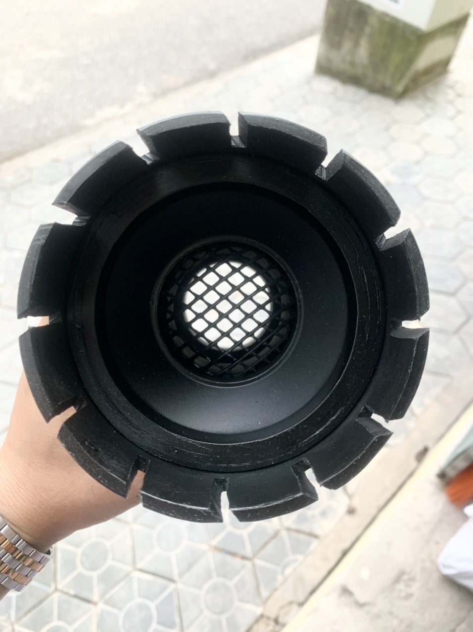 Hút mặt bể koi / hút mặt hồ cá Phi 90 thu về 60