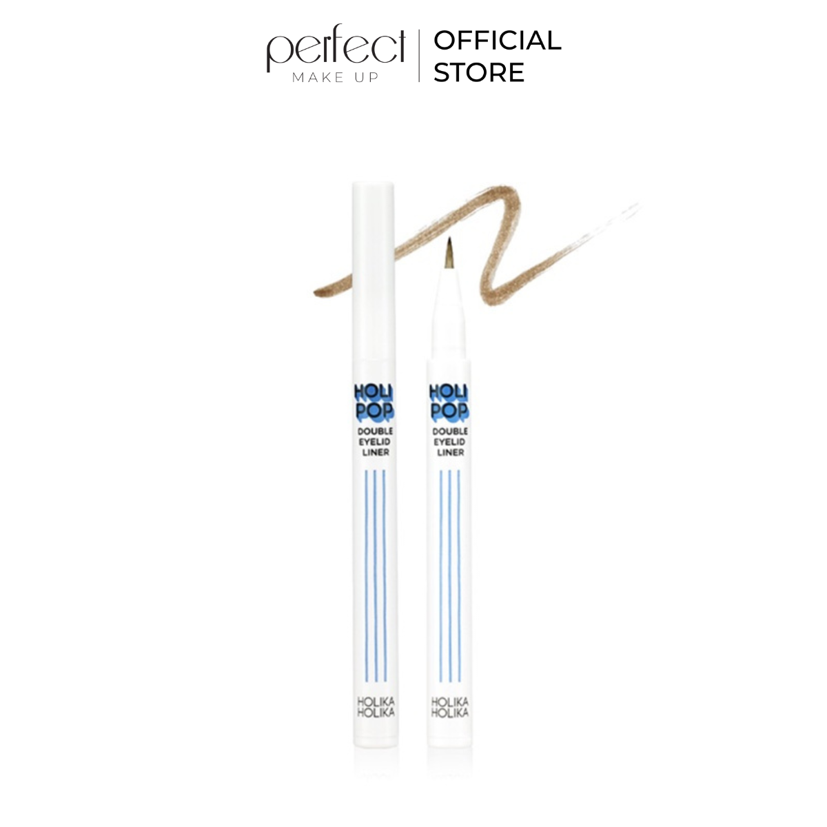 Bút Kẻ Trang Điểm Bọng Mắt Và Mí Mắt HOLIKA HOLIKA Pop Double Eyelid Liner 0.5g (01 ORIGINAL) Perfect MakeUp