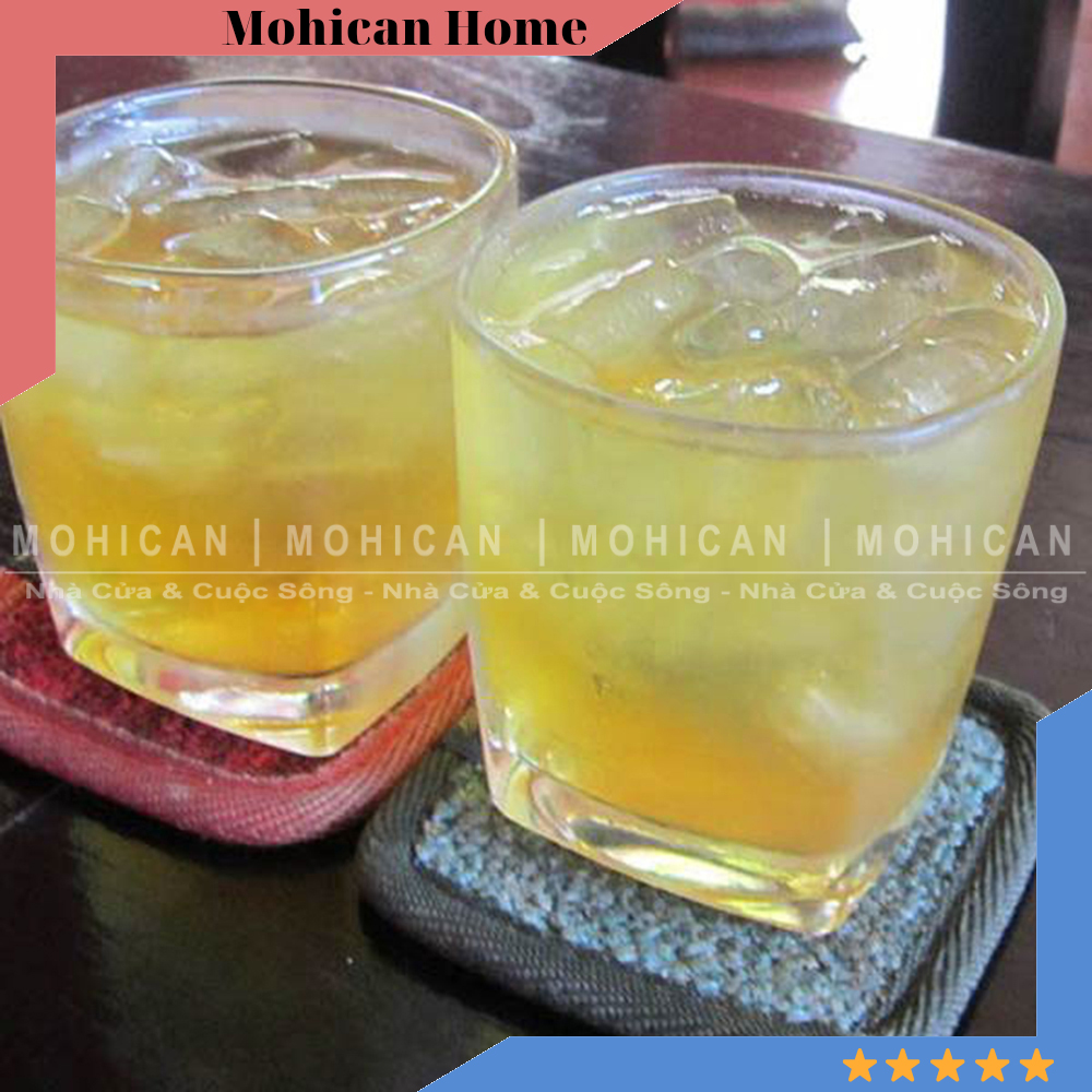 Ly thủy tinh vuông lùn 305ml, cốc thủy tinh Union Thái Lan kiểu đẹp, sang trọng, độc đáo cho các hàng quán UNIG-361