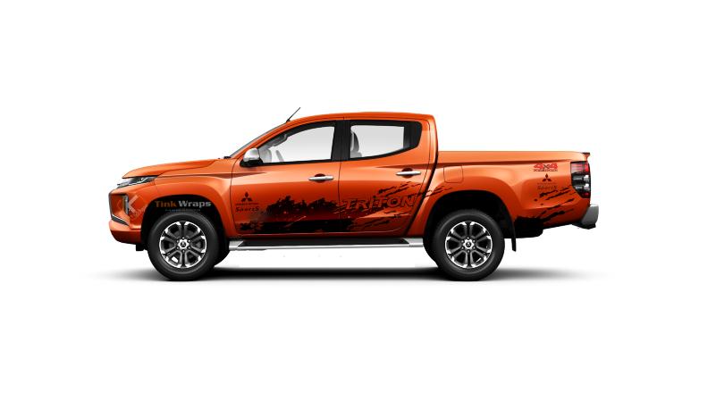 Decal - Tem xe Triton 4x4 2016 - 2019