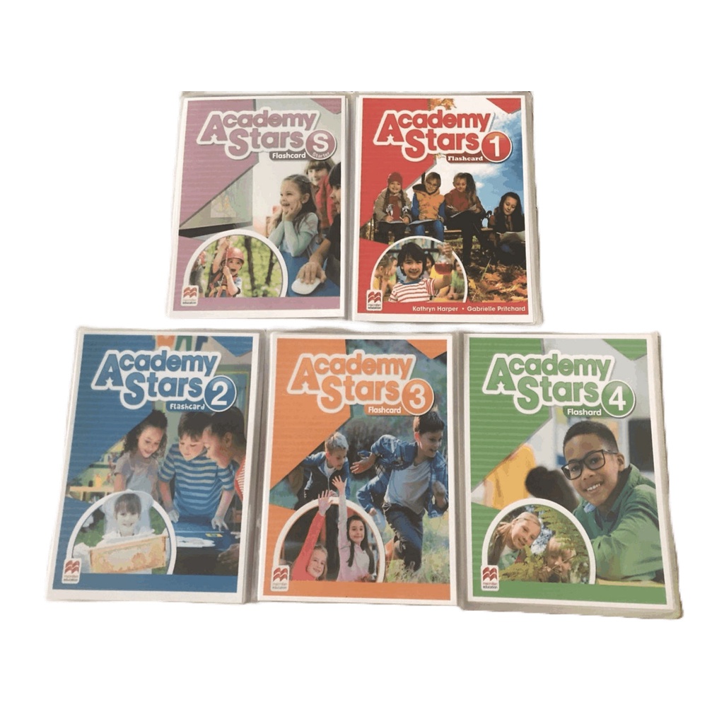 Alphabet, starter 1,2,3,4 + flash card cho bé + 1995 books + a5