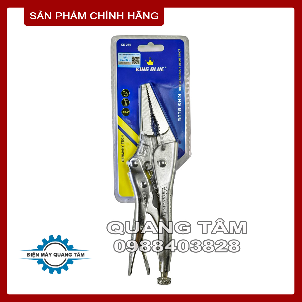 Kìm chết mỏ nhọn kingblue ks-216