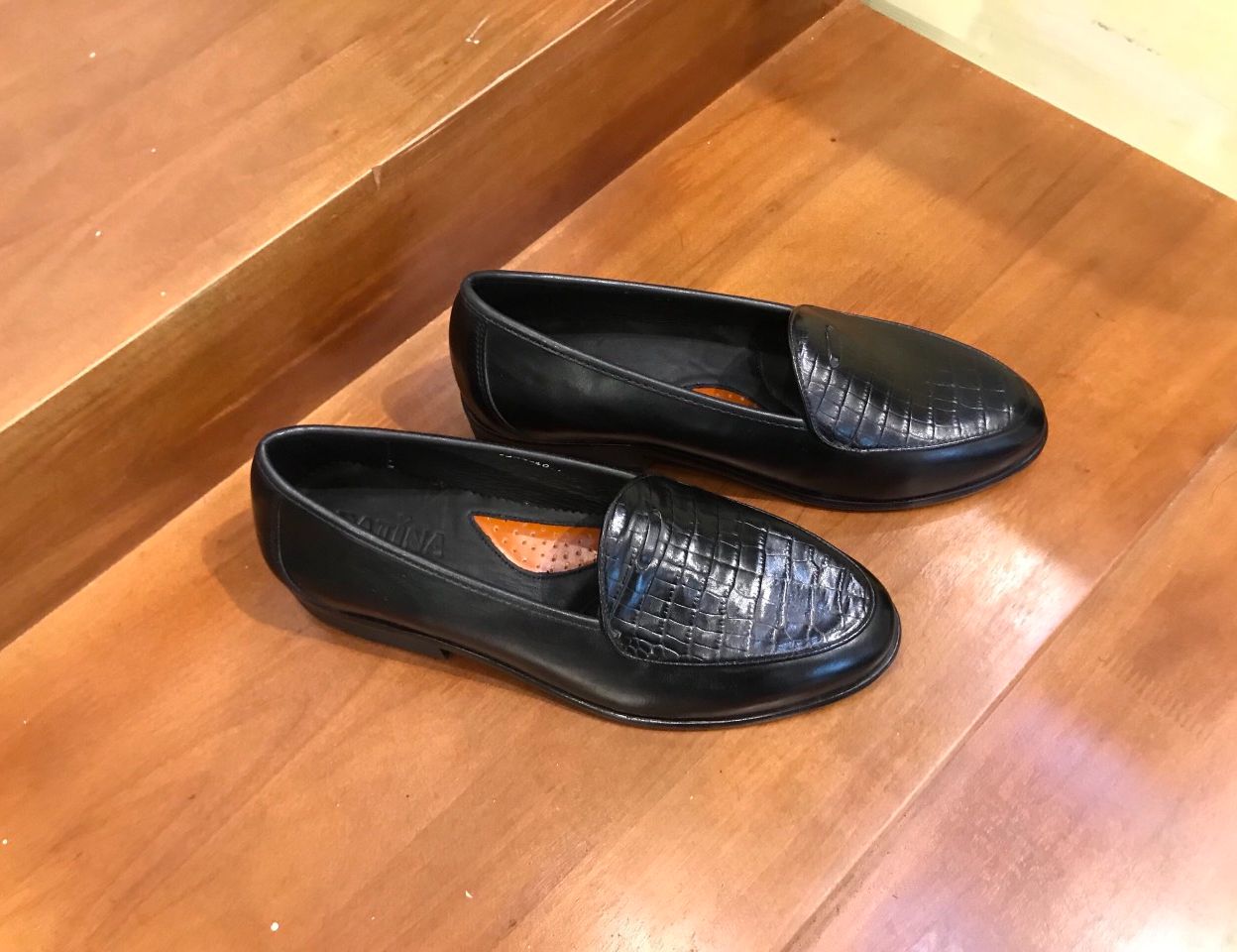Giày Da Patina Hàn Quốc