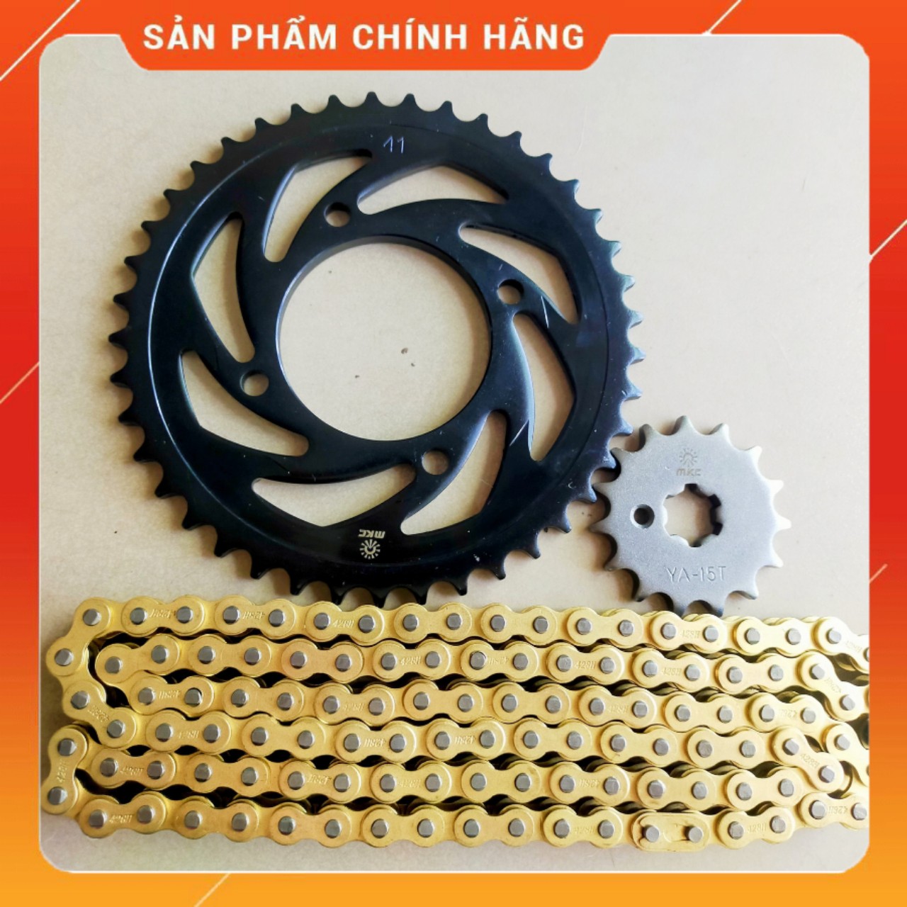 Nhông sên dĩa sirius fi nhập thái sên 10 ly tải khỏe
