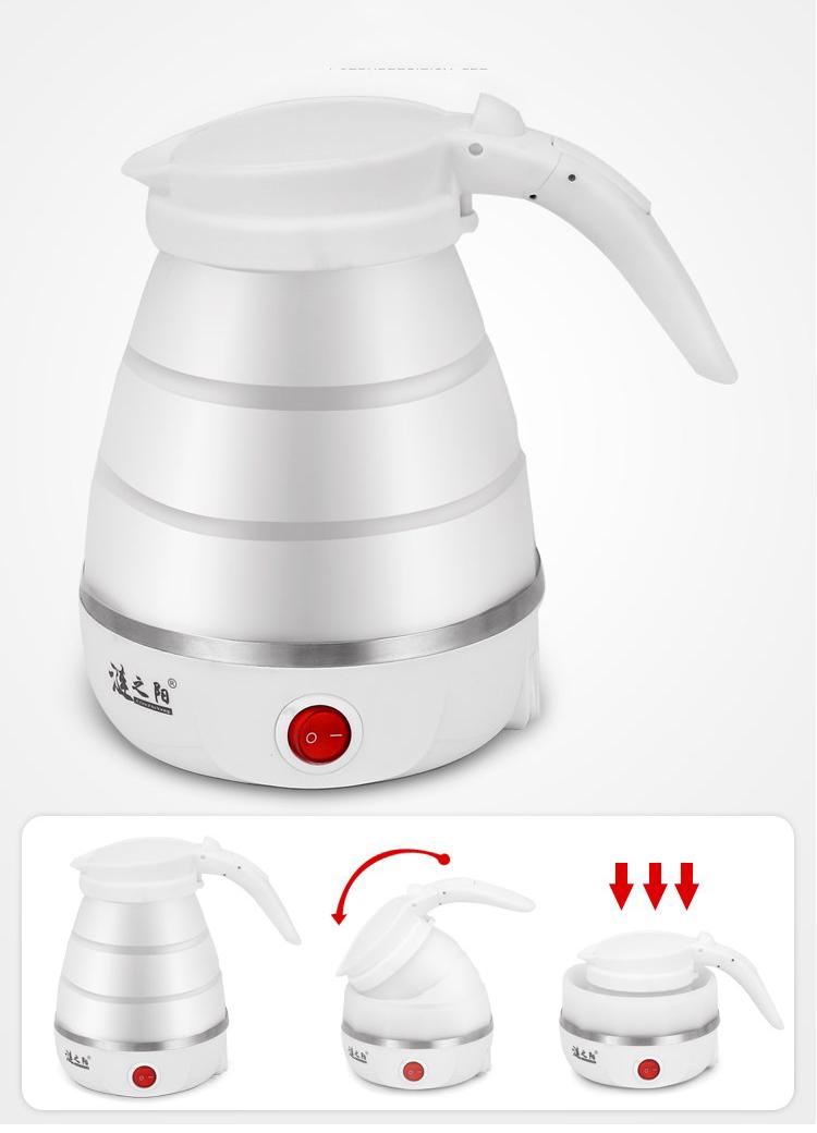 Ấm đun nước bằng điện Ấm Đun Nước Gấp Gọn - Ấm siêu tốc gấp gọn WT-B6 600ml, bình đun siêu tốc Công Nghệ Nhật -Màu ngẫu nhiên