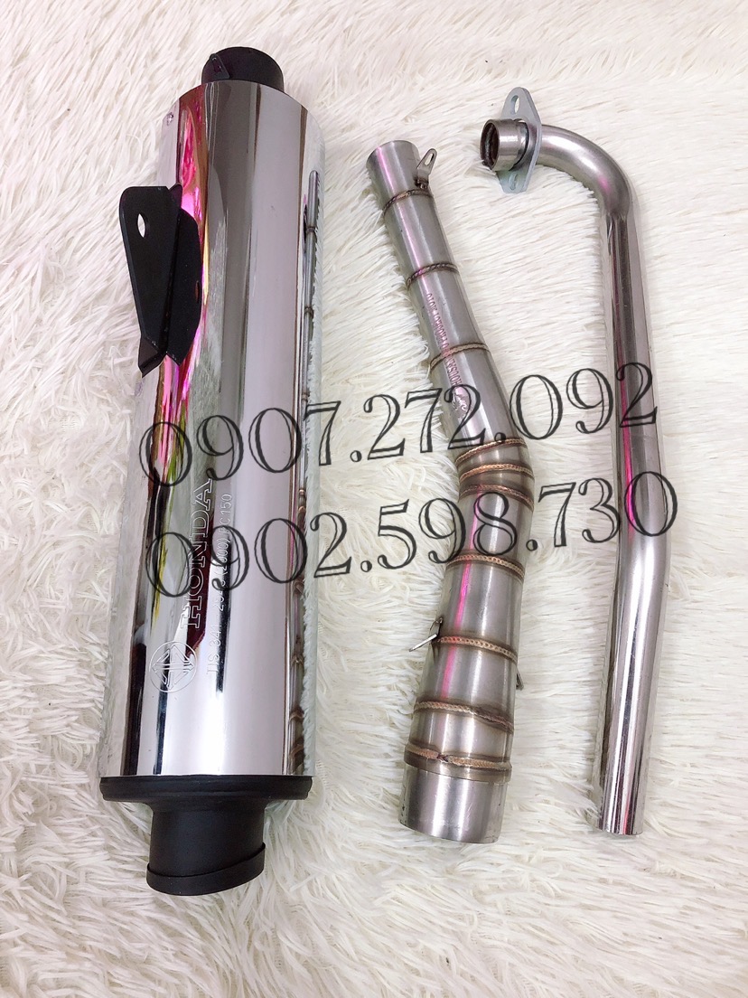 [HCM]pô lon CBR/TẶNG tiêu CNC/kèm cổ 2 khúc/gắn wave/dream/wave A/sirius/RSX/blade