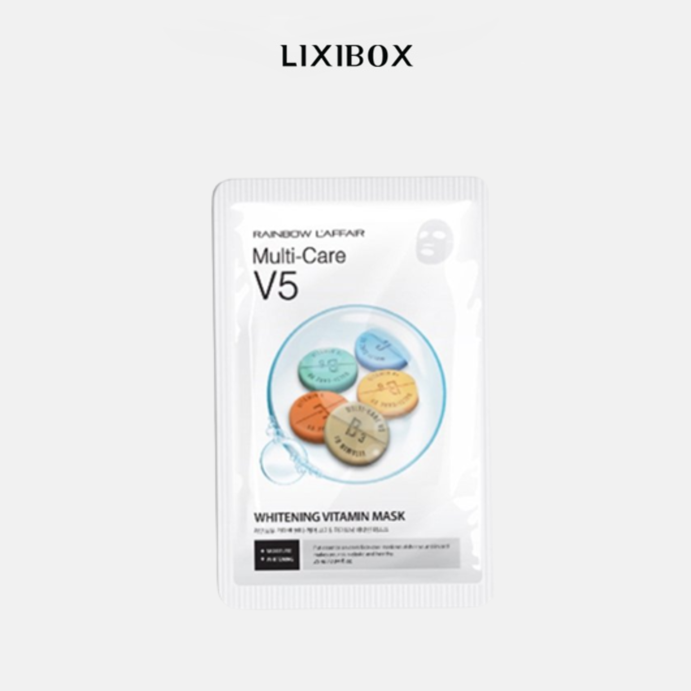 Mặt Nạ Dưỡng Trắng Rainbow L'Affair Multi-Care V5 Whitening Vitamin 25ml