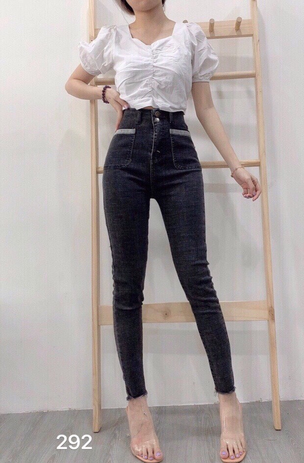 [HCM]QUẦN JEAN NỮ THỜI TRANG CAO CẤP - LƯNG CAO ÔM DÁNG - FORM ĐẸP MÊ LY HANA FASHION - QJNU3