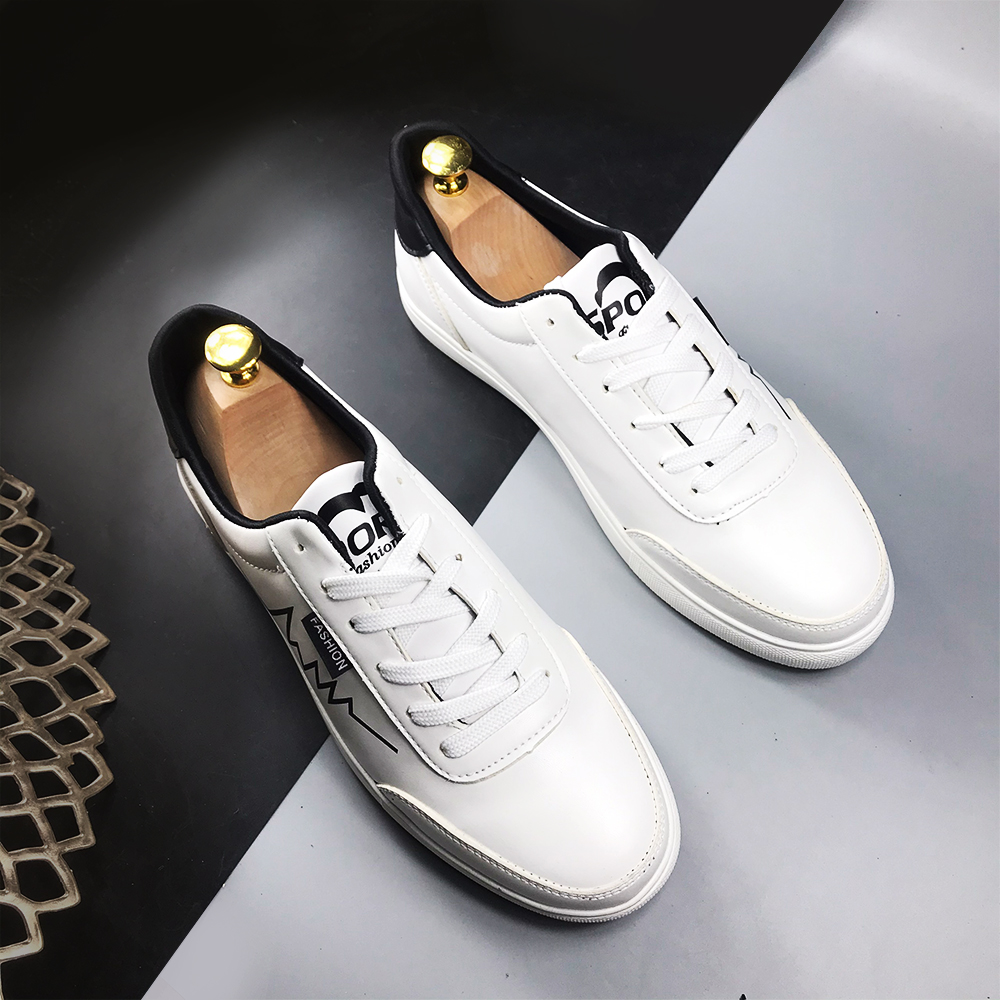 Giày thể thao thời trang nhịp tim cá tính , Giày nam thời trang cơ bản dáng basic