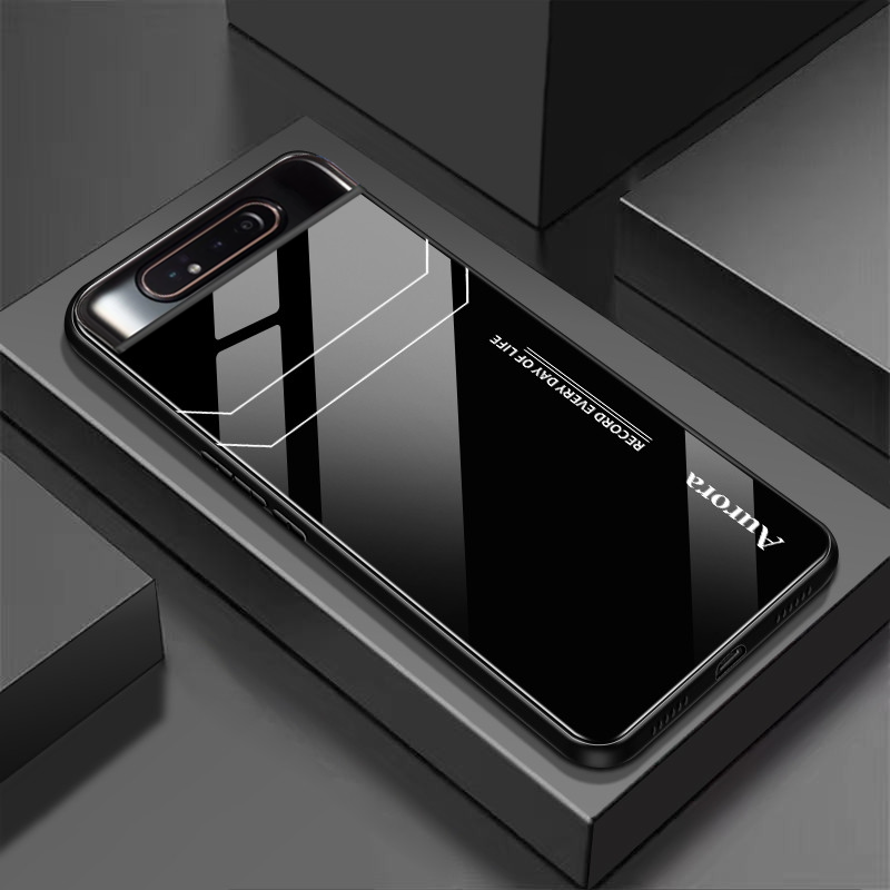 Ốp Lưng SAMSUNG GALAXY A80 Mặt kính gương sáng bóng cao cấp
