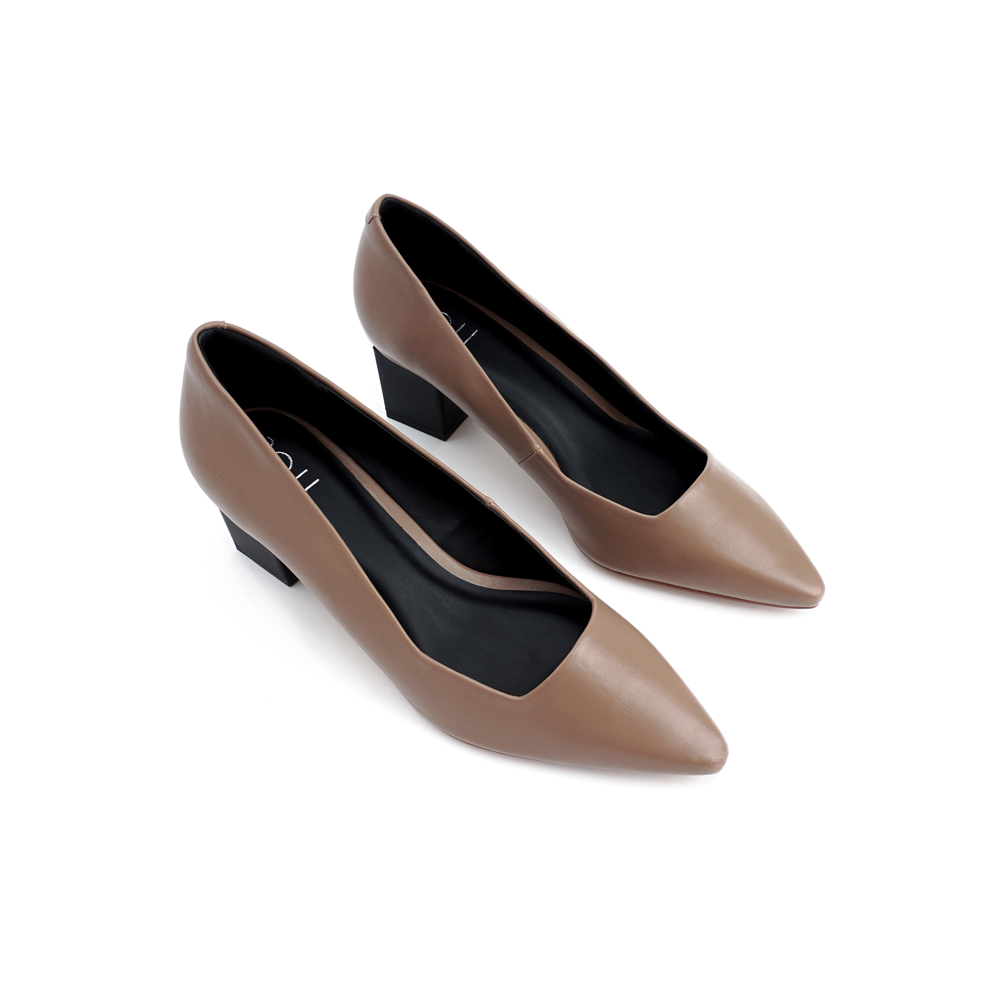 Giày Cao Gót Nữ Giulia Pumps 3235VN5 2020 - Mũi Nhọn Vát Vuông Mới Lạ Đế Trụ 5cm - Mang Công Sở Đi Làm Dự Tiệc - BM STORE