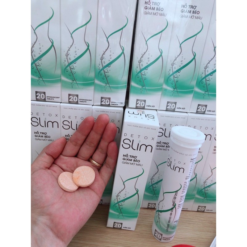 Viên sủi giảm cân Detox slimchính hãng cty 100% tuyển sỉ