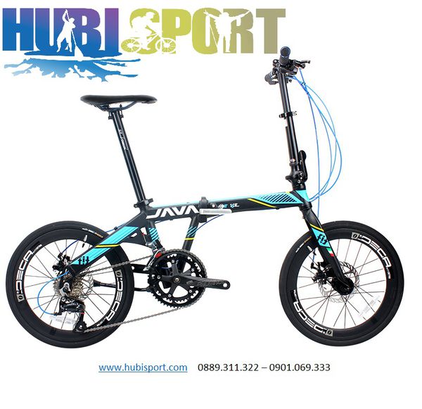 Xe đạp gấp java fit 18s-d