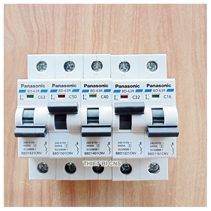 Cầu dao tự động 1P 16A - 63A 6kA 240VAC - Panasonic