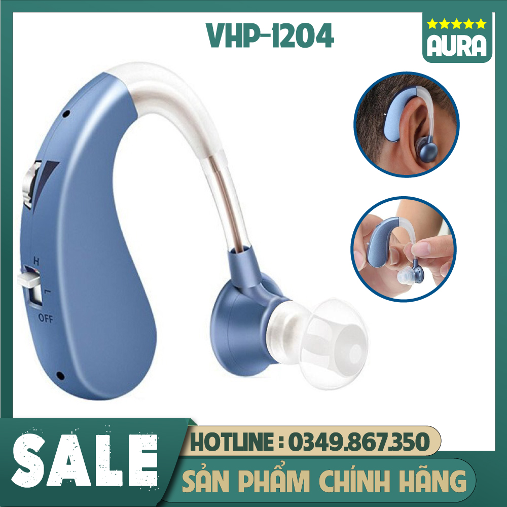 Máy trợ thính không dây nhật bản VHP 1204, máy trợ thính cho người già, người khó nghe