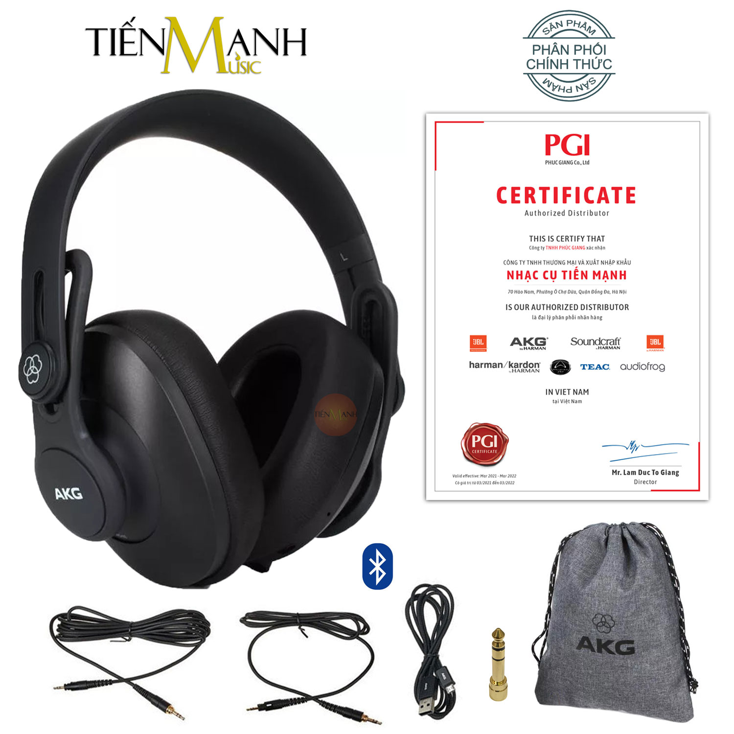 Akg k361-bt tai nghe kiểm âm không dây k361bt phòng thu studio monitor headphones k361 bt