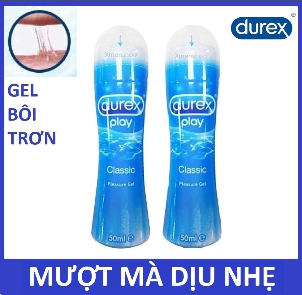 Combo 2 chai Gel bôi trơn Durex Play Classic 50ml - Mượt mà dịu nhẹ